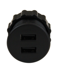 Stazione di ricarica USB-A a 2 porte - Nero