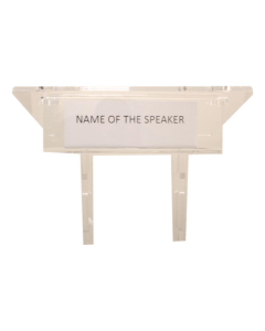 Card holder for lectern