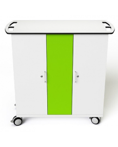 iPad and Pencil charging cart Zioxi CHRGT-PT-32-K for 32 iPads to 10.9-inch and iPad Pencils - key lock