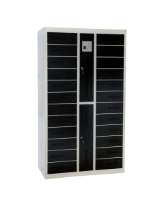 Laptop & Tablet charging locker BR24PSLZ - 24 compartments - Power Outlet & USB - RFID