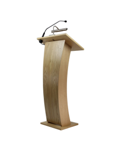 Wooden lectern Castor - cherry colour