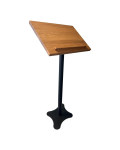 Rednerpult Holz/Metall Mars - Eiche