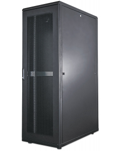 19-tums serverskåp MHT258 med perforerad dörr - 26U - 1000 (D) x 600 (B) x 1322 (H) - monterad - svart