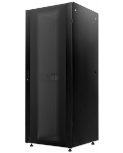 Premium 19-Zoll-Netzwerkschrank MHT233 mit Glastür - 22U - 800 (T) x 600 (B) x 1133 (H) - montiert - schwarz