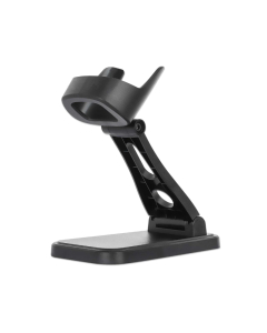 Adjustable barcode scanner stand - black