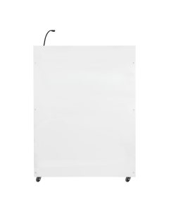 Plastikowo-drewniana mównica Zeus - biała