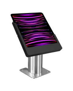 Soporte de mesa Domo Slide para iPad de 10,9 y 11 pulgadas - negro/acero inoxidable