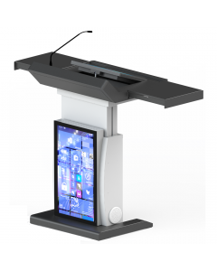 Height adjustable digital lectern Rome