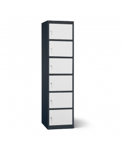 Accu's & Mobiele apparaten oplaadlocker - 6 compartimenten