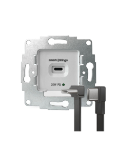 Indbygget USB-C-strømforsyning 20W med 25 cm USB-C-kabel - sCharge 230V