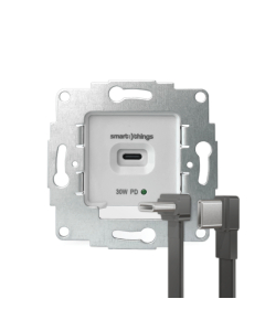 Indbygget USB-C-strømforsyning 30W med 25 cm USB-C-kabel - sCharge 230V