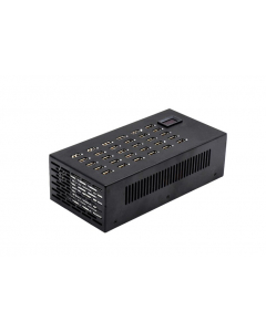 30 porte USB-A 10W bordopladningshub - LED-indikatorer