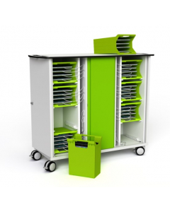Tablet charging trolley Zioxi with carry baskets CHRGT-TBB-32-R for 32 tablets up to 10.5 inch -RFID lock
