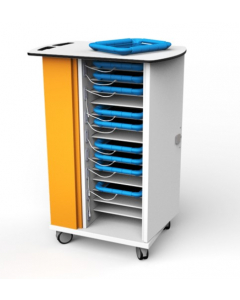 iPad onView smartControl charging trolley CHRGT-GC-15-K-O3 for 15 iPads in large sleeves - key lock