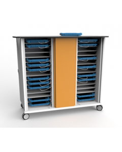 iPad onView smartControl oplaadtrolley CHRGT-GC-30-K-O3 voor 30 iPads in grote hoezen - sleutelslot