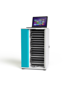Zioxi charging cabinet for 16 laptops to 16 inch - Charging via USB-C - CHRGCUC-LS-16-C - Digital code lock