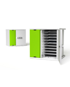 Ładowarka Zioxi dla 10 iPadów i tabletów do 11 cali - ładowanie przez gniazdko ścienne lub wbudowany moduł zasilania USB-C