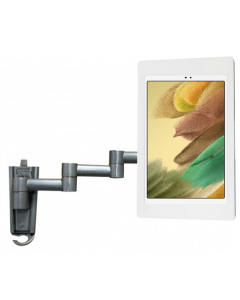 Flexibele tablet wandhouder 345 mm Fino voor Samsung Galaxy Tab E 9.6 - wit
