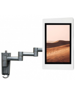 Elastyczny uchwyt ścienny na tablet 345 mm Fino do Microsoft Surface Go - biały