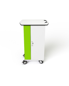 iPad charging trolley with Zioxi onView web management for 16 tablets up to 11 inches – key lock