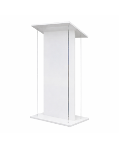Acrylic lectern Roslin - white