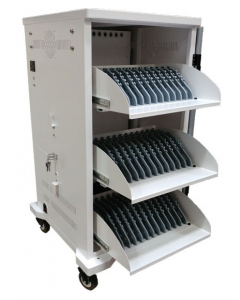 P-Tec T36V charging cart for 36 tablets or laptops – charging via power sockets