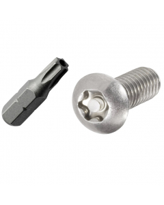 Safety bolt with bit