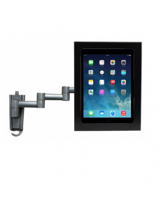 Flexibler Tablet-Wandhalter 345 mm Securo XL für 13-16 Zoll Tablets - schwarz