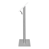 Soporte de suelo Fino para iPad Air/Pro de 11 pulgadas 2024 - blanco/acero inoxidable