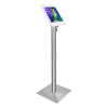 Soporte de suelo Fino para iPad Air/Pro de 11 pulgadas 2024 - blanco/acero inoxidable