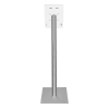 Soporte de suelo Fino para iPad Mini de 8,3 pulgadas - acero inoxidable/blanco