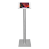 Soporte de suelo Fino para iPad Air/Pro de 11 pulgadas 2024 - blanco/acero inoxidable