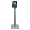 Soporte de suelo Fino para iPad Air/Pro de 11 pulgadas 2024 - negro/acero inoxidable