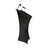 Neptune wooden lectern - black