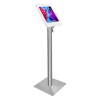 Tablet Bodenständer Fino für Samsung Galaxy Tab S8 & S9 Ultra 14,6-Zoll-Tablet - weiß/Edelstahl