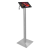 Soporte de suelo Fino para iPad Air/Pro de 11 pulgadas 2024 - negro/acero inoxidable