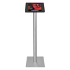 Soporte de suelo Fino para iPad Air/Pro de 11 pulgadas 2024 - negro/acero inoxidable