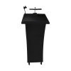 Neptune wooden lectern - black