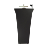 Neptune wooden lectern - black