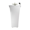 Neptune wooden lectern - white