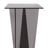 Presentatietafel Pepe - vierkant - 100 cm -  antraciet
