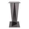 Presentation table Pepe - square - 100 cm - anthracite