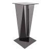 Presentation table Pepe - square - 100 cm - anthracite