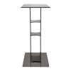 Presentation table Vasquez - square - 100 cm - anthracite