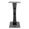 Presentation table Vasquez - square - 100 cm - anthracite