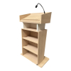 Wood lectern Majestic - oak color