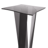 Presentation table Valverde - square - 100 cm - anthracite