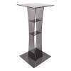 Presentation table Vasquez - square - 100 cm - anthracite