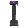 Electronic height adjustable iPad floor stand Suegiu for iPad 9.7 - black 