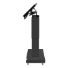 Electronic height adjustable tablet floor stand Suegiu Securo M for 9-11 inch tablets - black